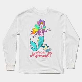 Princess Meria and Mer-Pug Long Sleeve T-Shirt